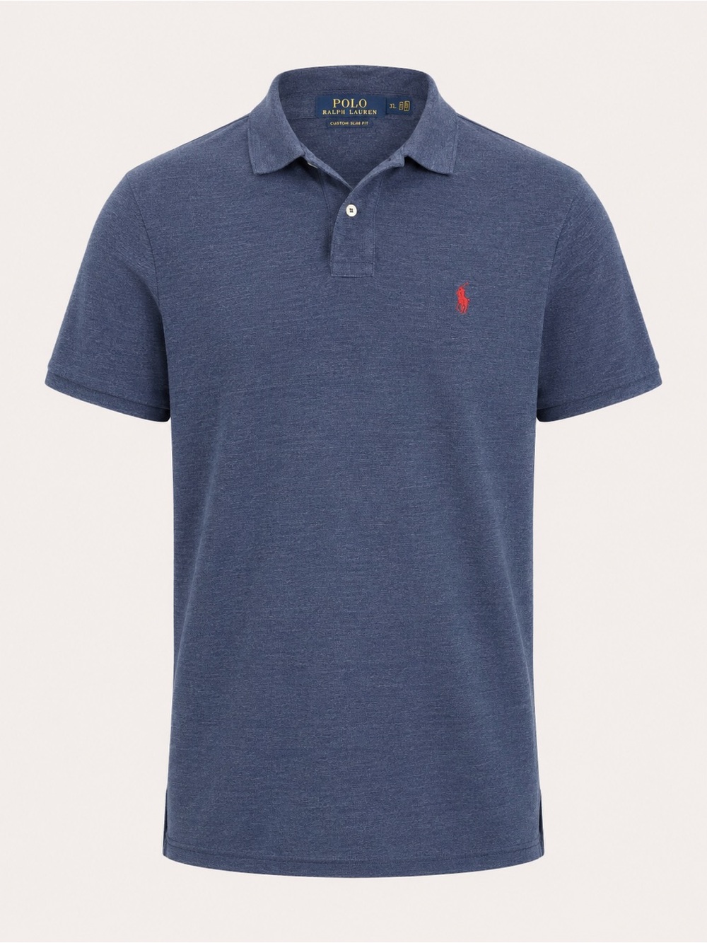 Polo Ralph Lauren Custom Slim Fit Polo Shirt Blue XL Classic Casual Golf